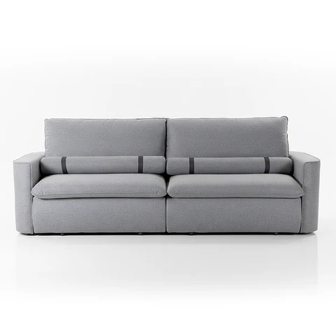 Sofa Cama Retractil Colina Plata 2.20m
