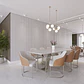 Comedor Albany 2.4 + 8 Sillas Albany Caramel Champan - Miniatura 1