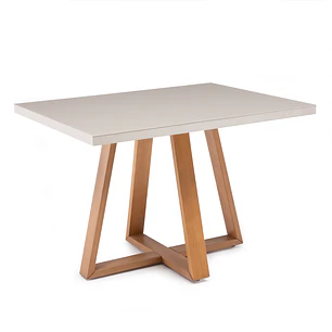 Mesa Mara 1.2 Off White Cinamomo- Cubierta