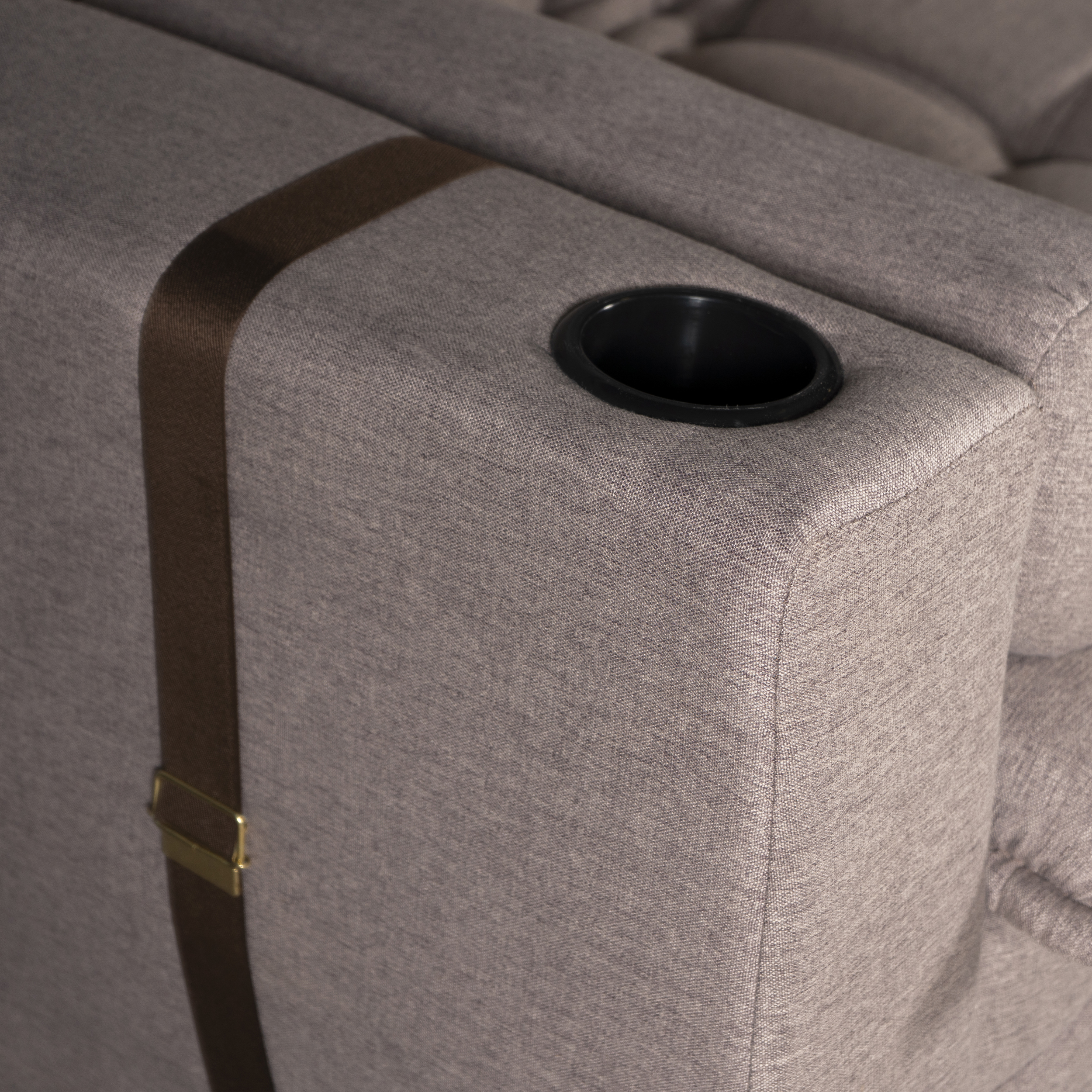 Sofa Cama Reclinable Blend Rustico Marron 2.15 m 3