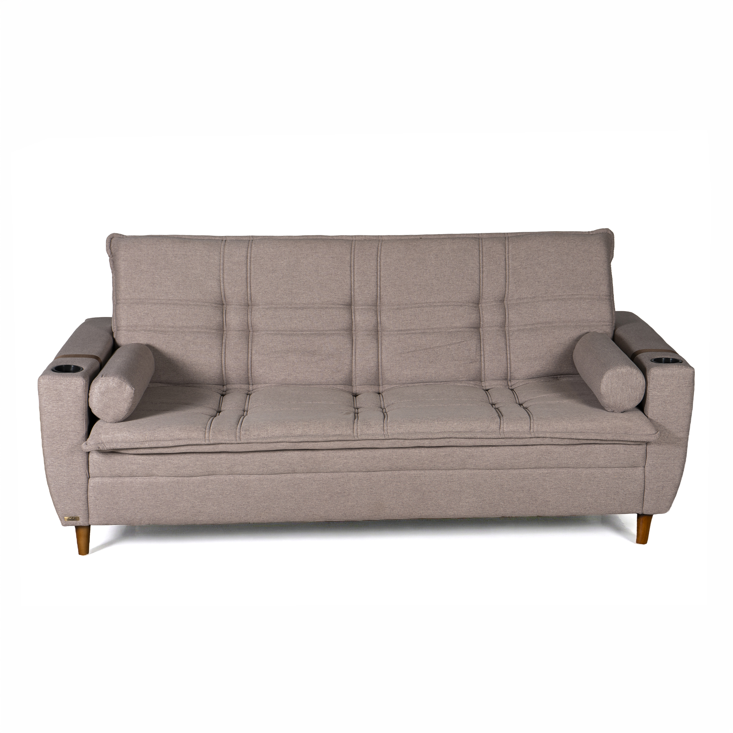 Sofa Cama Reclinable Blend Rustico Marron 2.15 m 5
