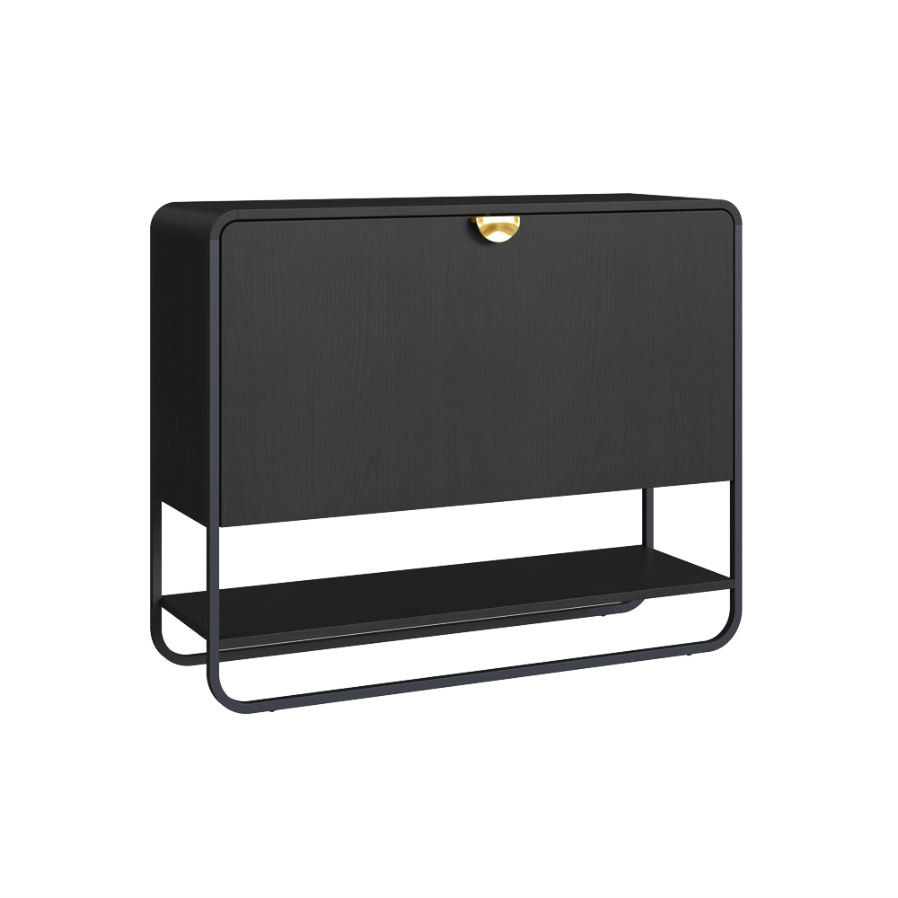 Zapatera Luna Negro  3