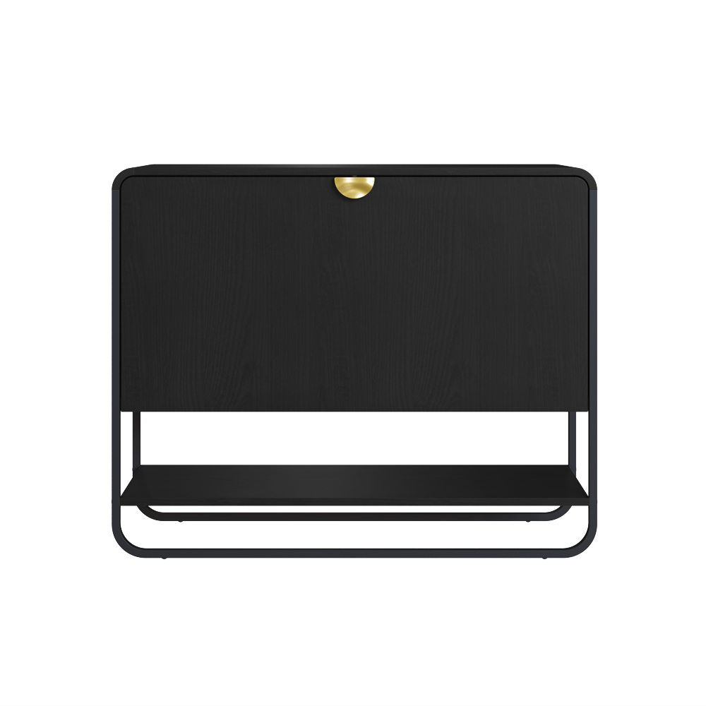 Zapatera Luna Negro  5