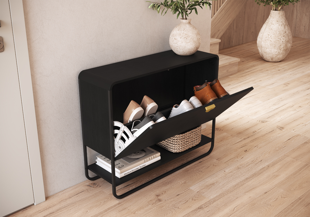 Zapatera Luna Negro  6