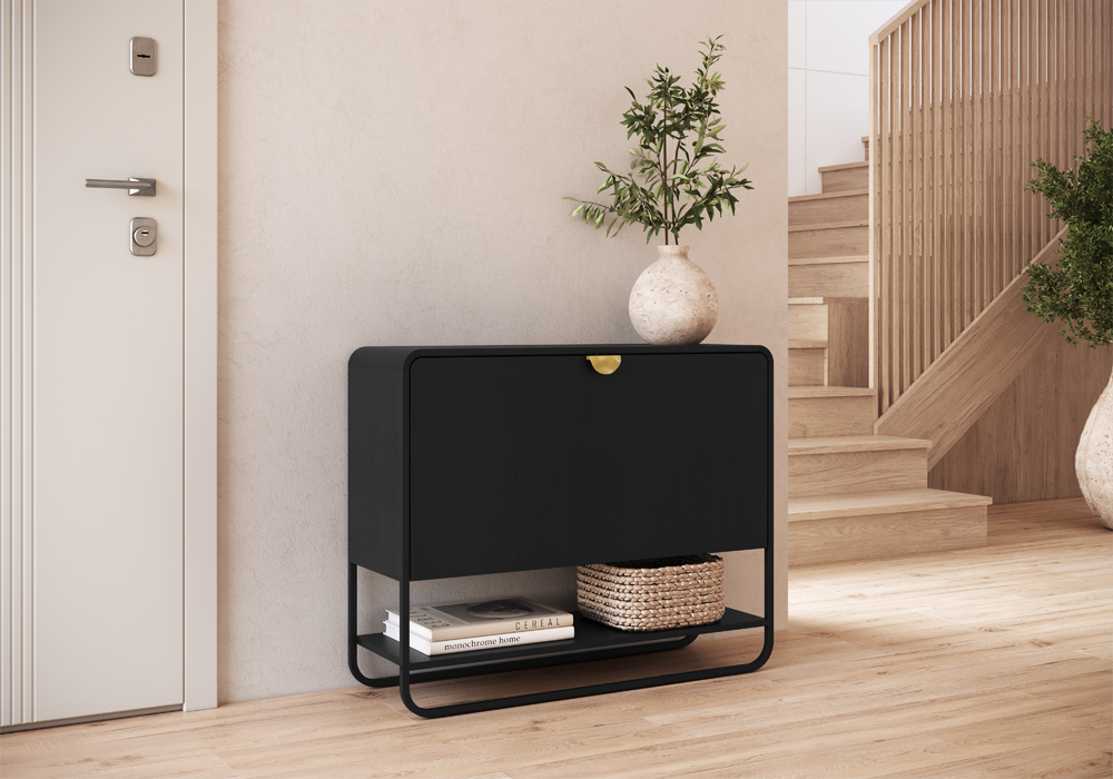 Zapatera Luna Negro  1