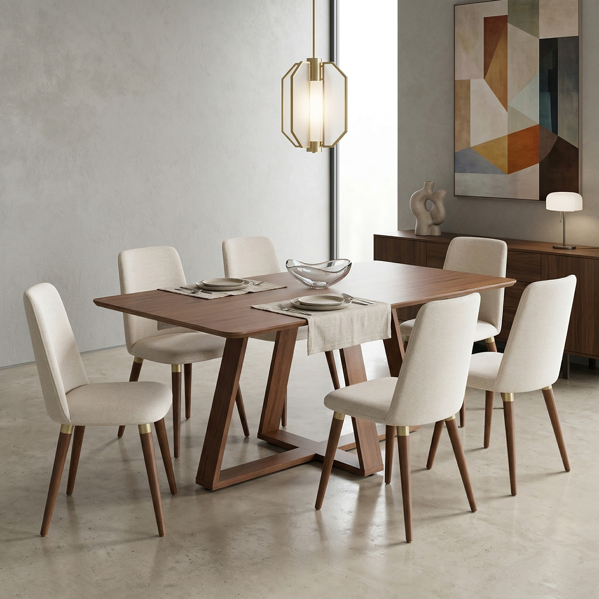 Comedor Avena 1.6 + 6 Sillas Dakota linked 02 1