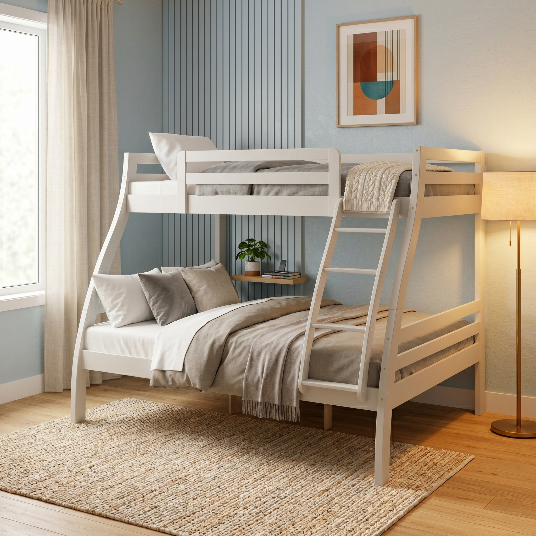 Camarote Chicago Off White 100% Madera 1