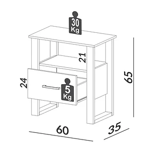 Set de Respaldo Tw151 + 2 Veladores F37