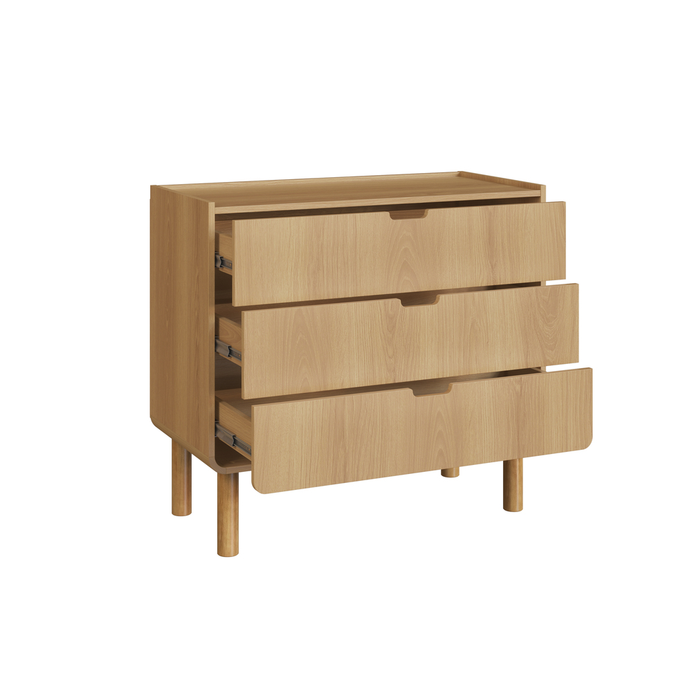 Comoda 3 Cajones 28103 Aura Natural 4