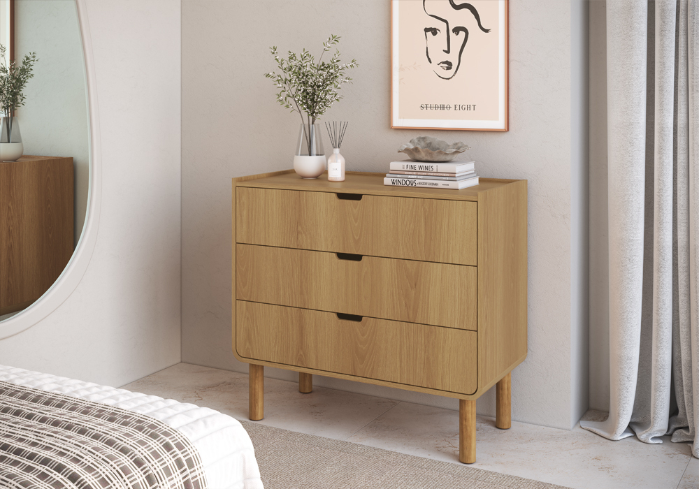Comoda 3 Cajones 28103 Aura Natural 1