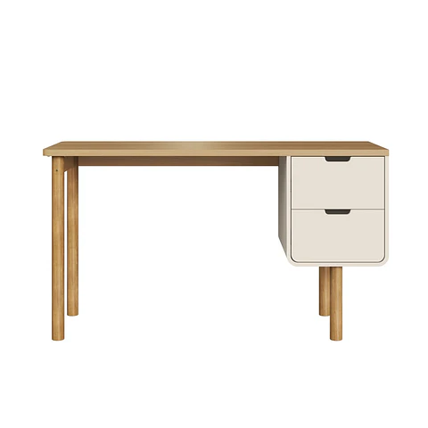 Escritorio 2 Cajones 28106 Aura Off White