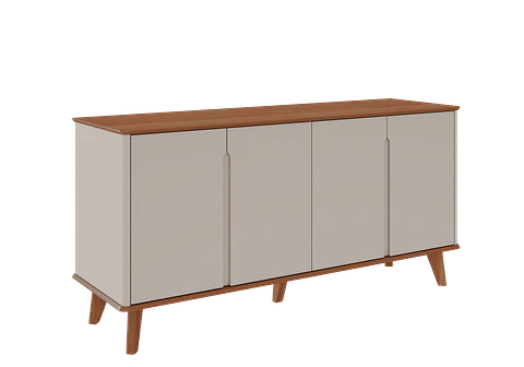 Buffet 4 Puertas 1.6 Serena Off White Cinamomo