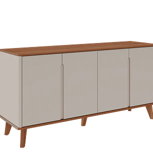 Buffet 4 Puertas 1.6 Serena Off White Cinamomo
