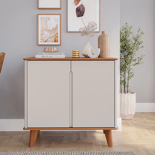 Buffet 2 Puertas 85 CM Serena Off White Cinamomo