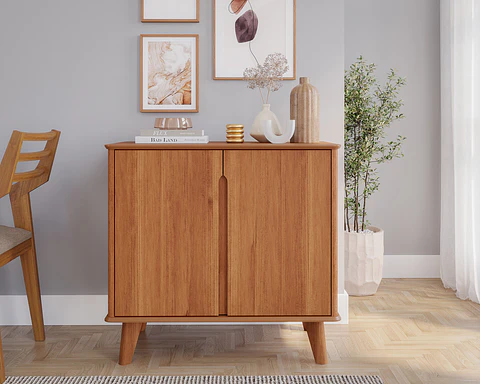 Buffet 2  Puertas 85 CM Serena Cinamomo