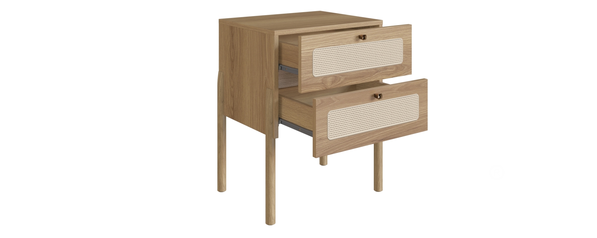 Cama Oslo King Ratan+ 2 Veladores 27933 2C Ratan Natural- COPIA 6