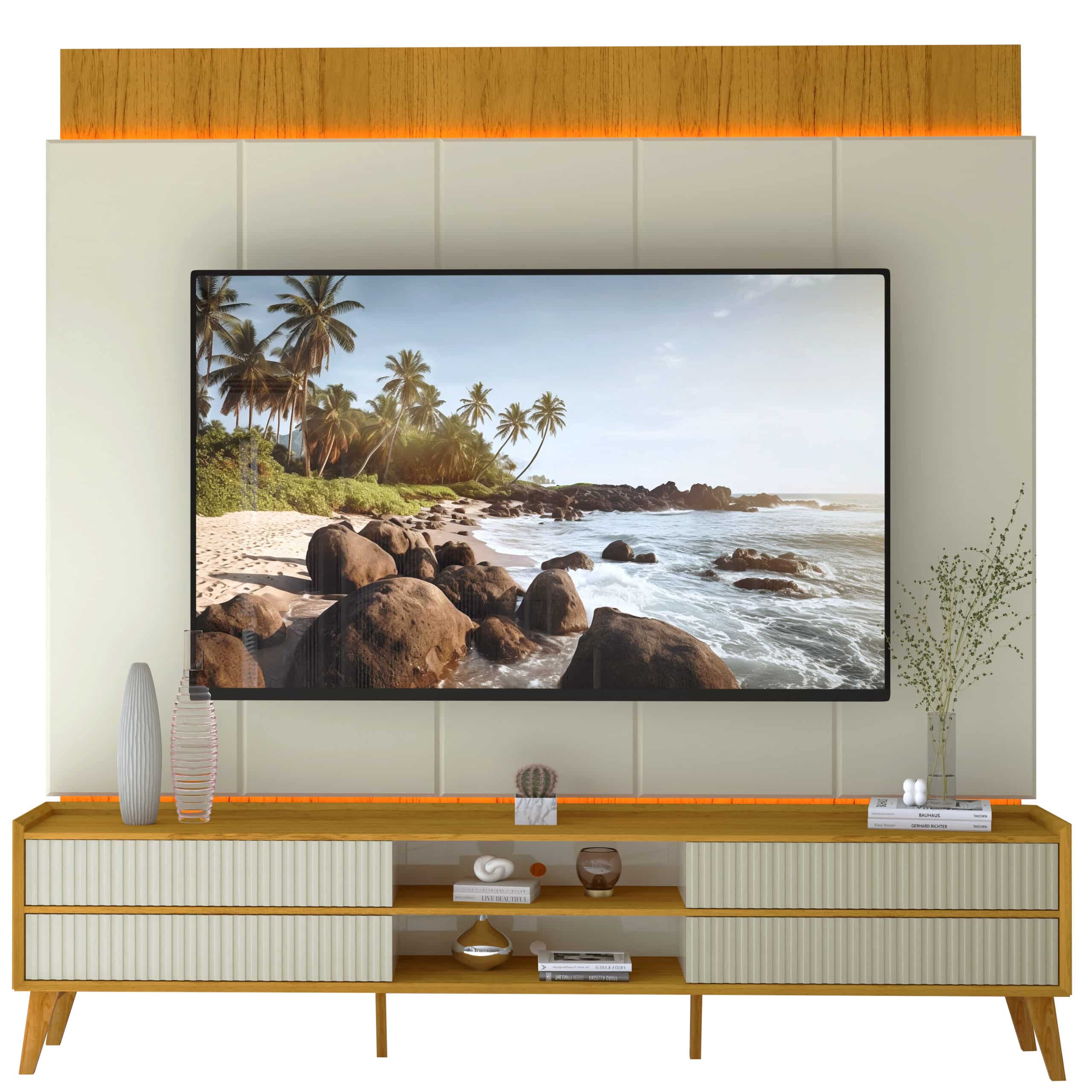 Rack + Panel Magnifico Led 2.2 Natural/off white 3