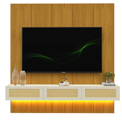 Home 2.2 Realce Native ratan Led natural/Off white