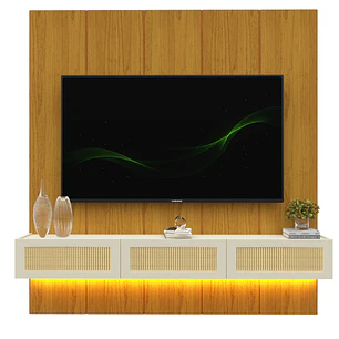 Home 2.2 Realce Native ratan Led natural/Off white
