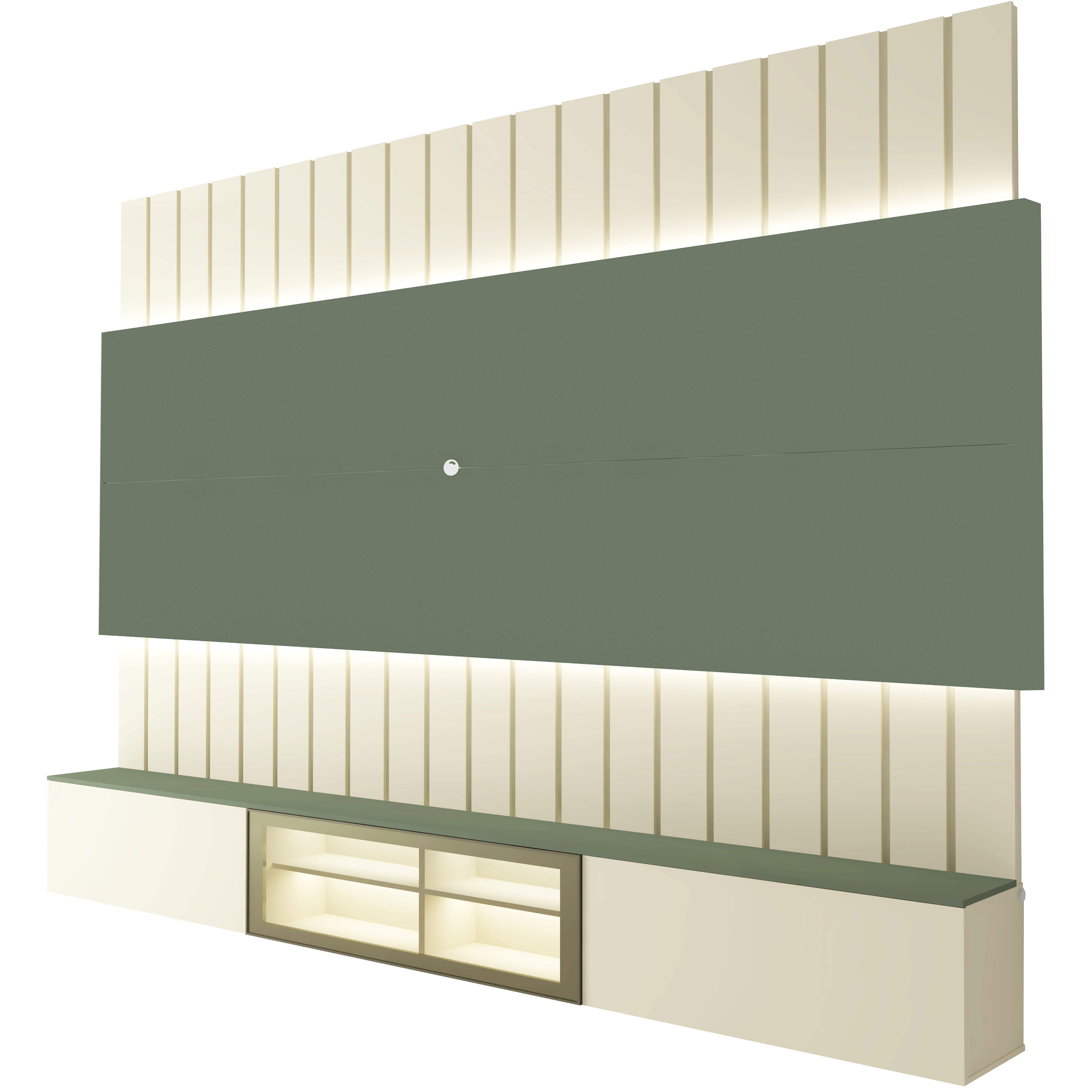 Home Soberano Led 2.3 off white/verde 5