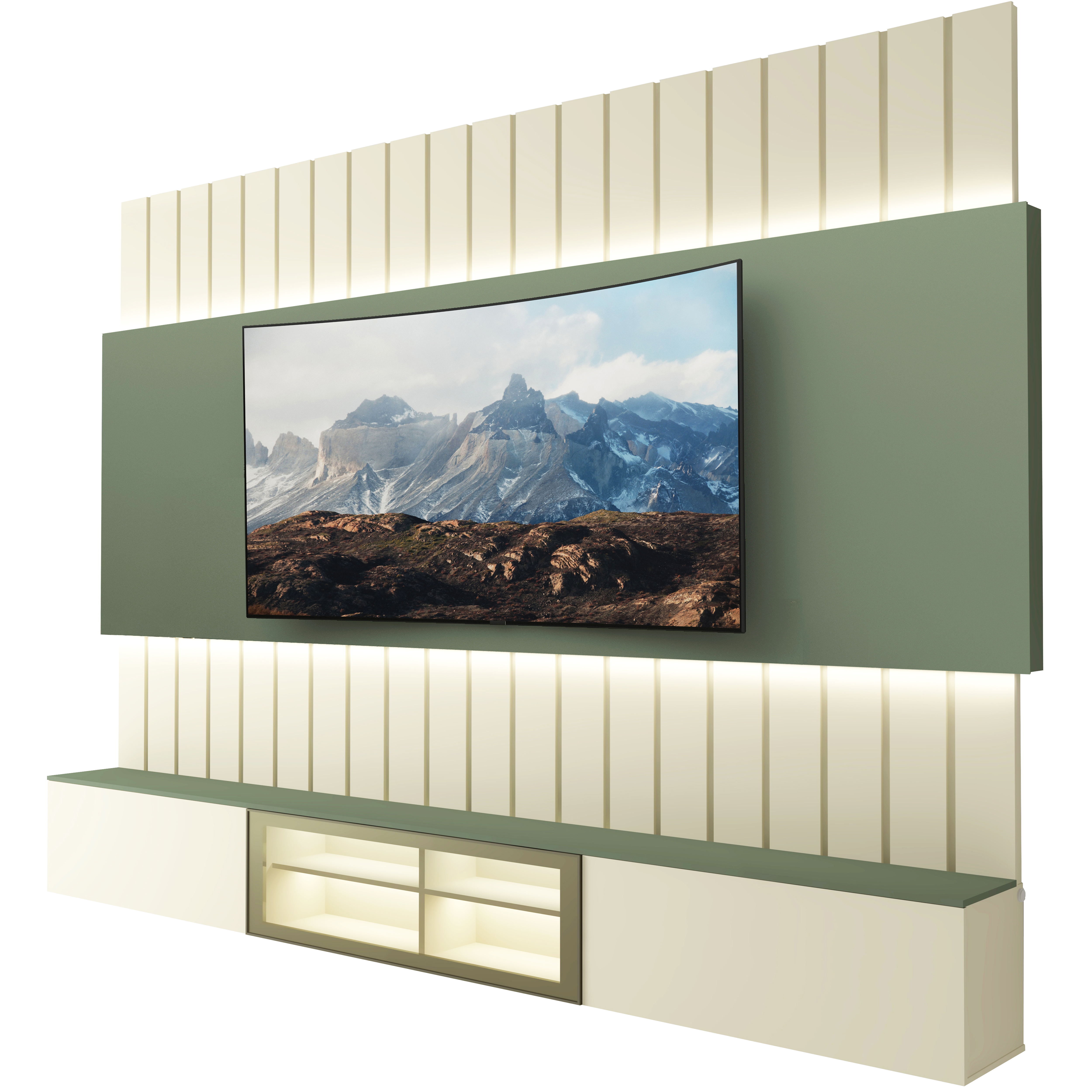 Home Soberano Led 2.3 off white/verde 4