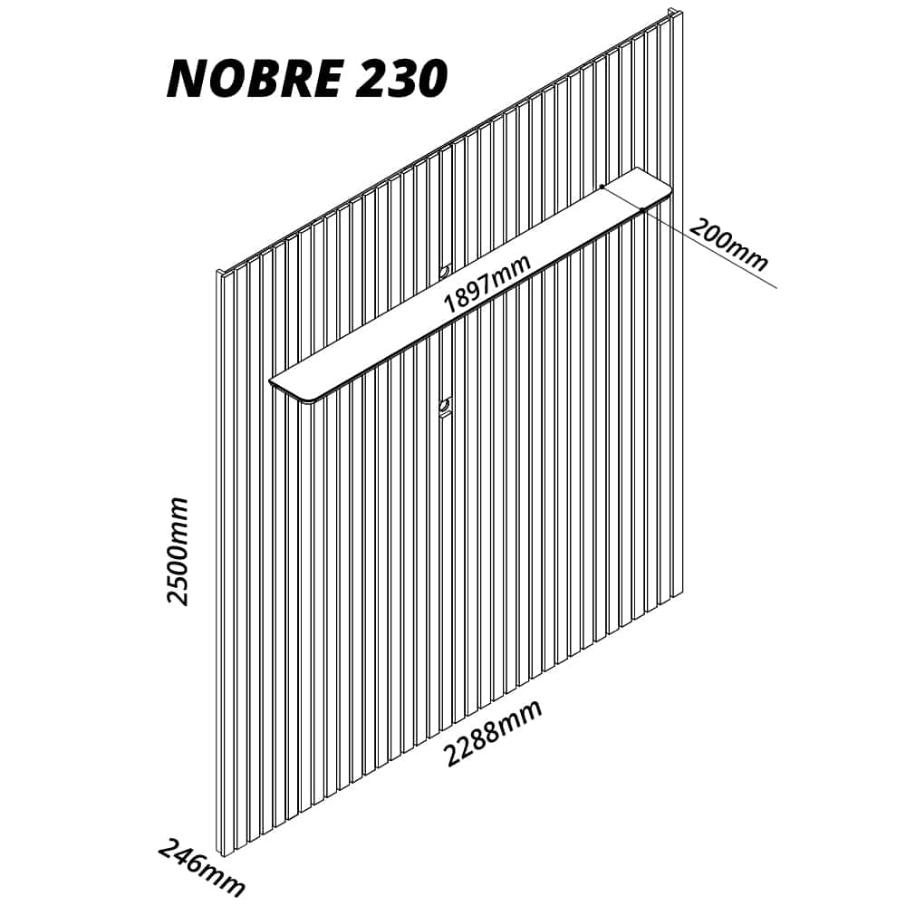 Panel Nobre Led 2.3 natural 5