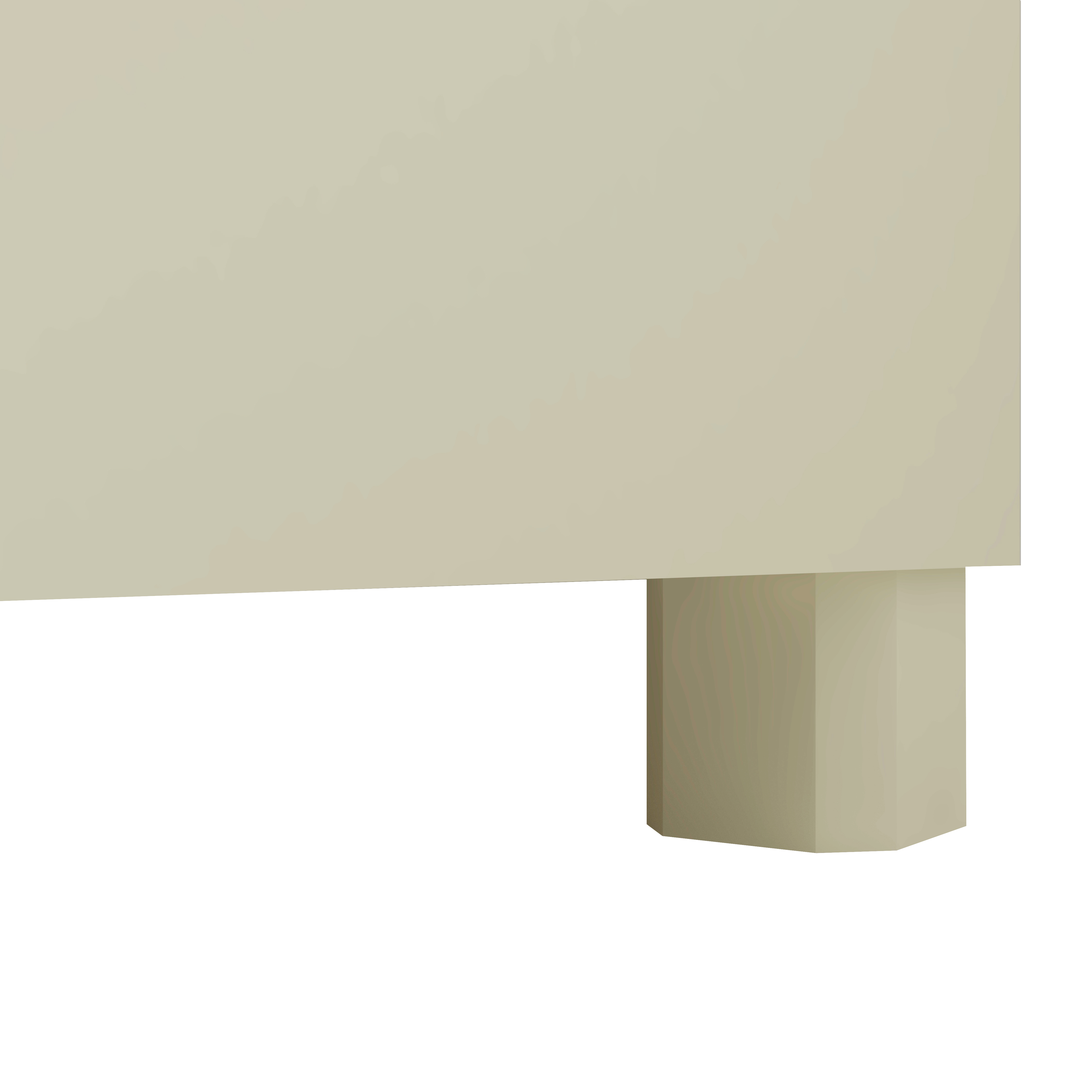 Vitrina Prisma vidrio Led 76 cm off white 7