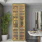 Vitrina Prisma Vidrio Led 76cm Off White - Miniatura 2