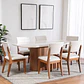 Comedor Kalina 1.8 + 6 Sillas Ella Linked 02 - Miniatura 1