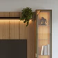 Rack 1.7 + Panel 1.8 Neon Float Led + 2 Vitrinas 1 Puerta carvalho - Miniatura 4