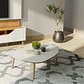 Mesa de Centro Tb625 Off White Castaño - Miniatura 1
