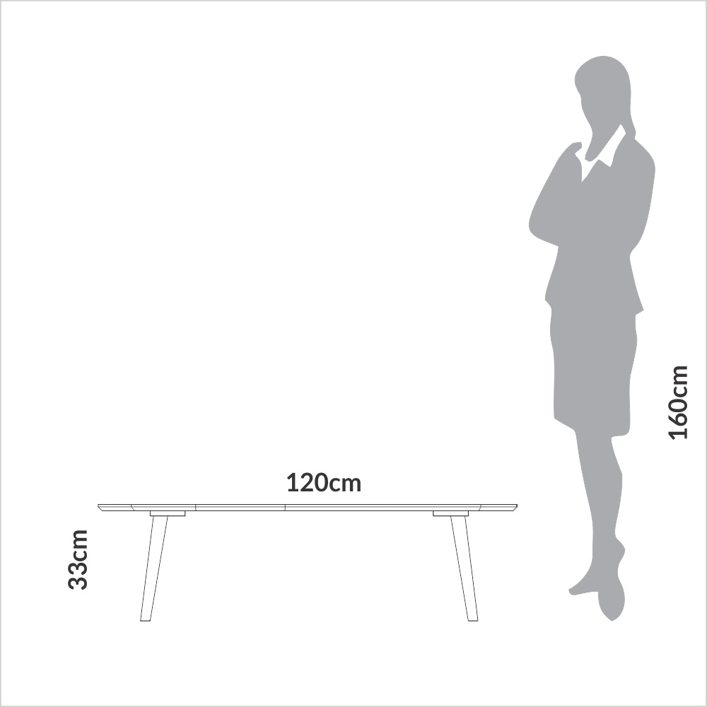 Mesa de Centro Tb625 Off White Castaño 3