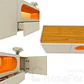 Set Rack + Panel Nobre 2.3 Pata Madera Off White - Miniatura 4