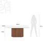Mesa Kalina 1.8 Off White Natural - Miniatura 4
