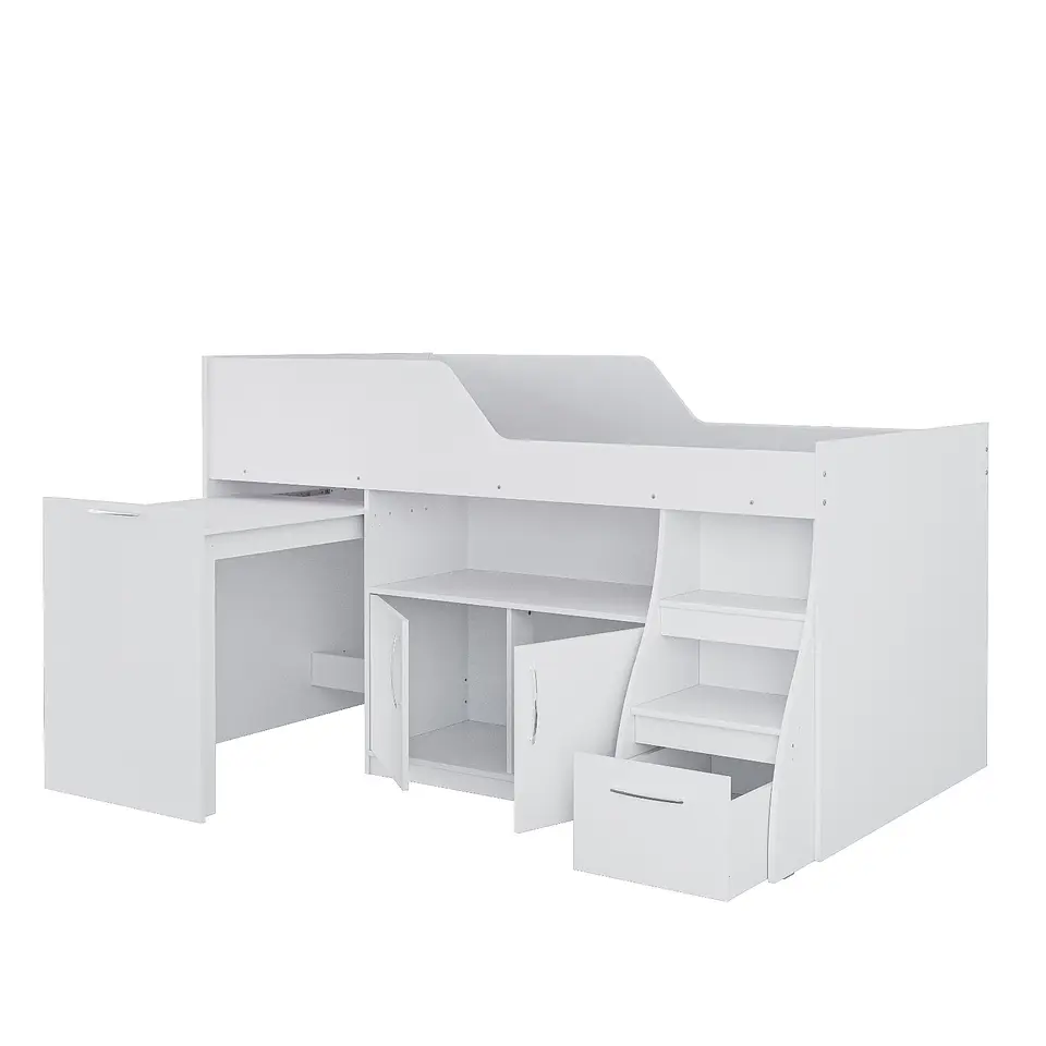 Cama Multifunción Retráctil 1.5 P Off White 3