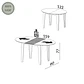 Mesa De Comedor Extensible Tm70  - Miniatura 3