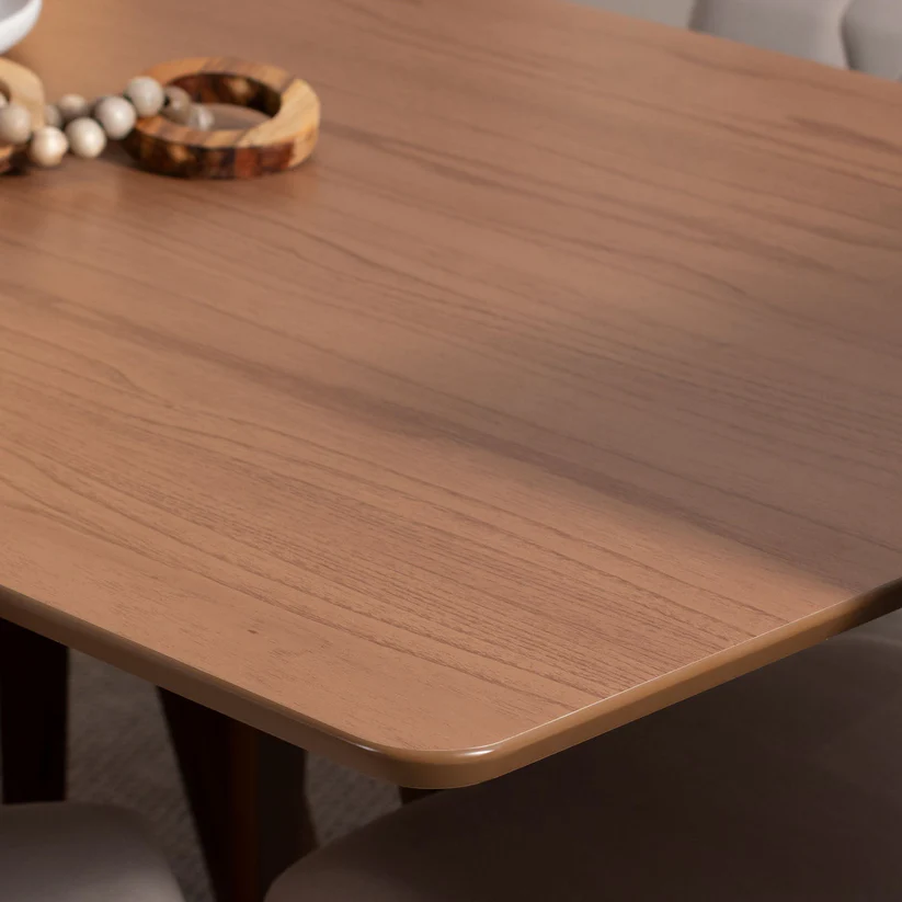 Comedor Avena 1.6  + 6 Sillas Drop L02 Beige 3