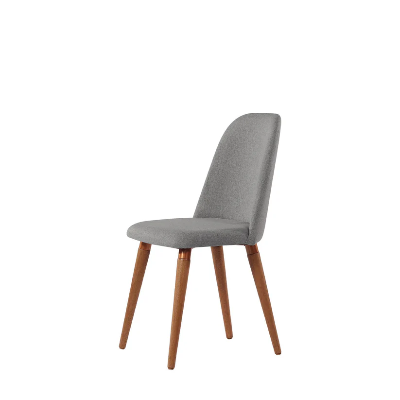 Comedor Avena 1.6 Canela + 6 Sillas Drop L35 Gris 8