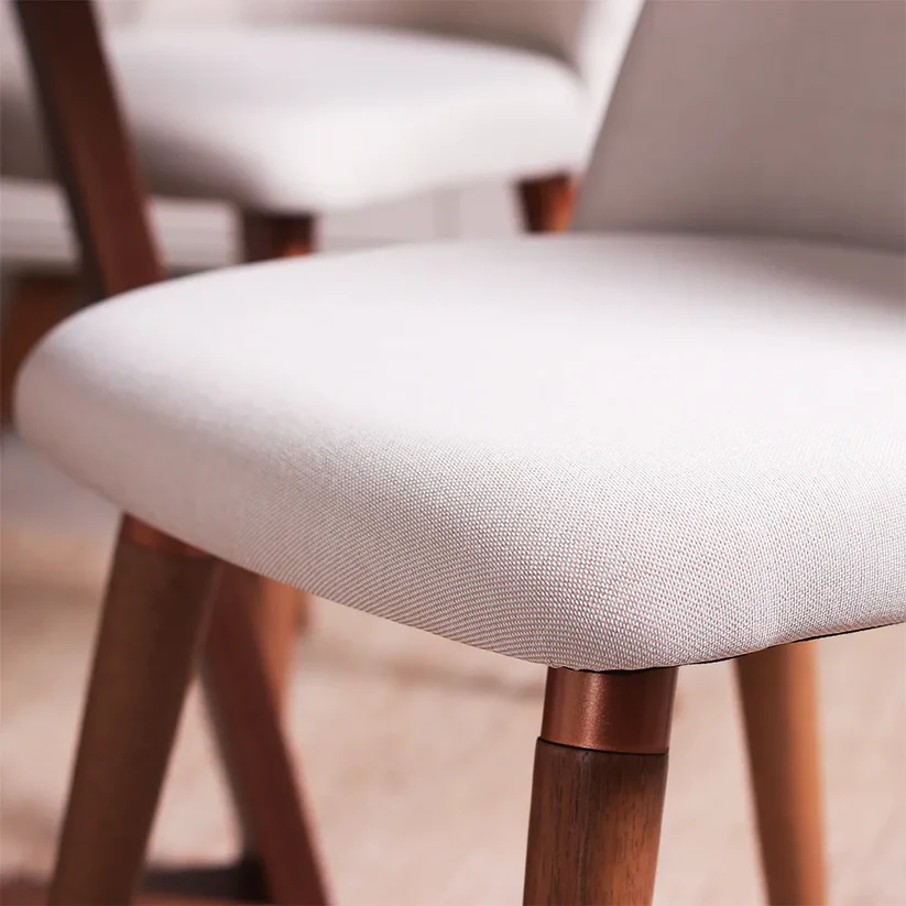 Comedor Bennet 1.2 + 4 Sillas Drop L02 Beige 5