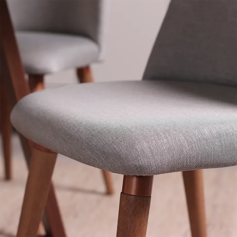 Comedor Bennet 1.2 + 4 Sillas Drop L35 Gris 4