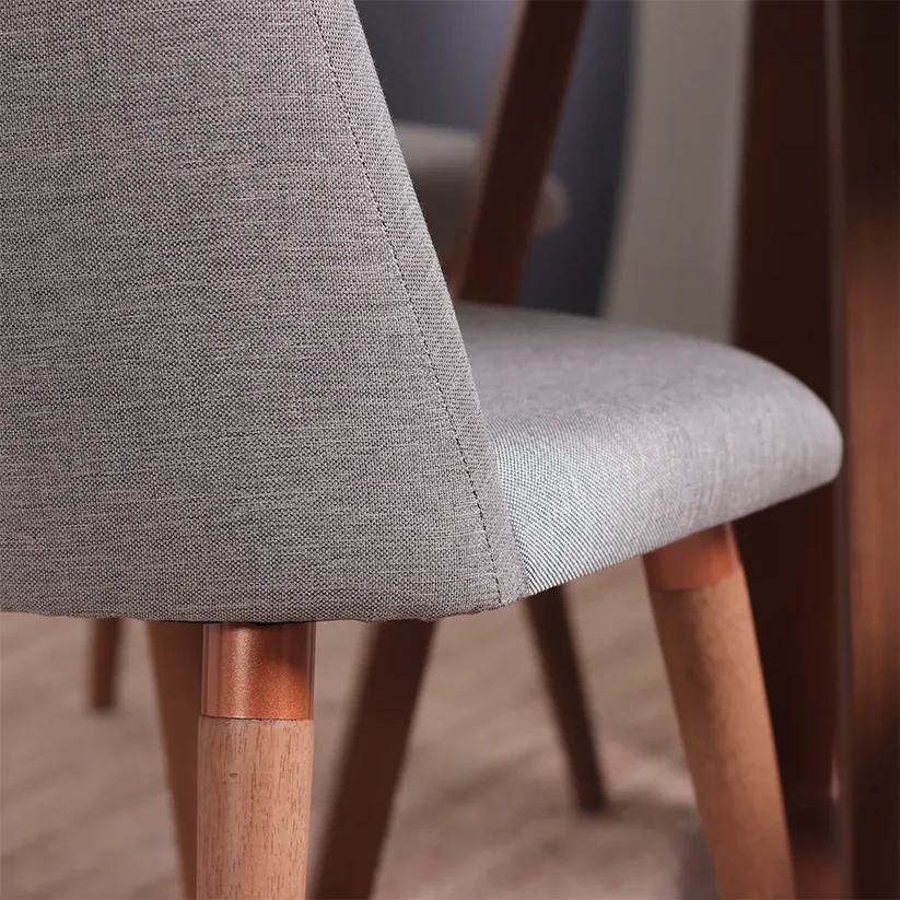 Comedor Bennet 1.6 + 6 Sillas Drop L35 Gris 5