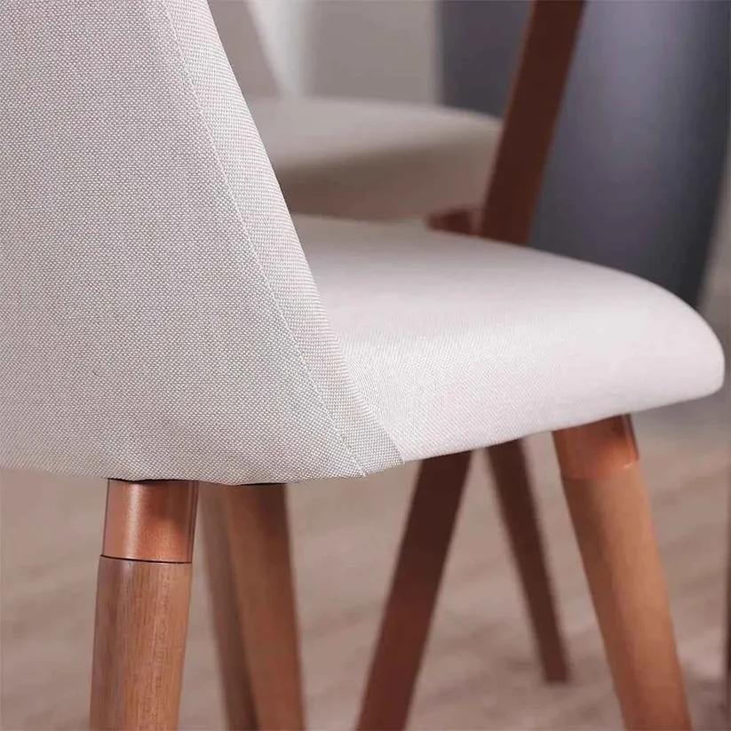 Comedor Donatella 115 Redondo + 4 Sillas Drop L02 Beige 4