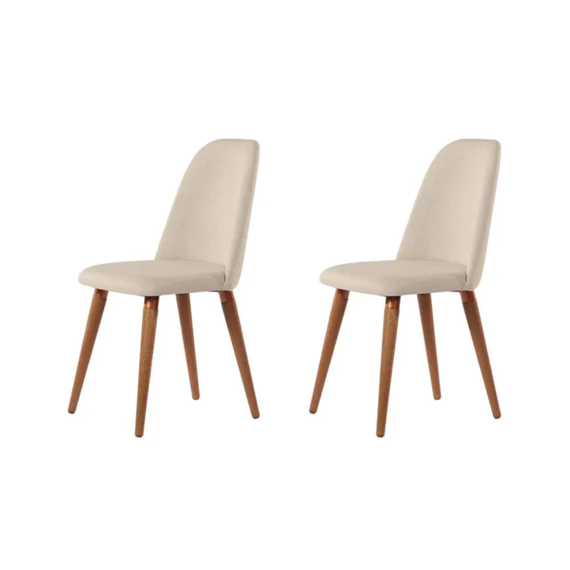 Comedor Donatella 1.6 + 6 Sillas Drop L02 Beige 7