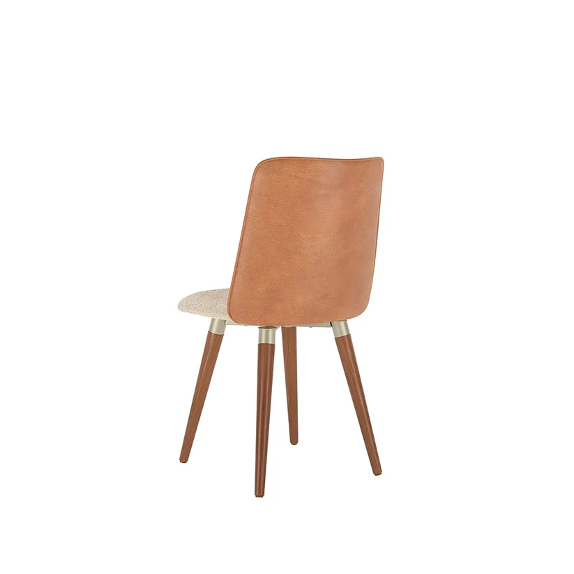 Comedor Lintz 1.8 + 6 Sillas Dakota Caramel Giratoria 6