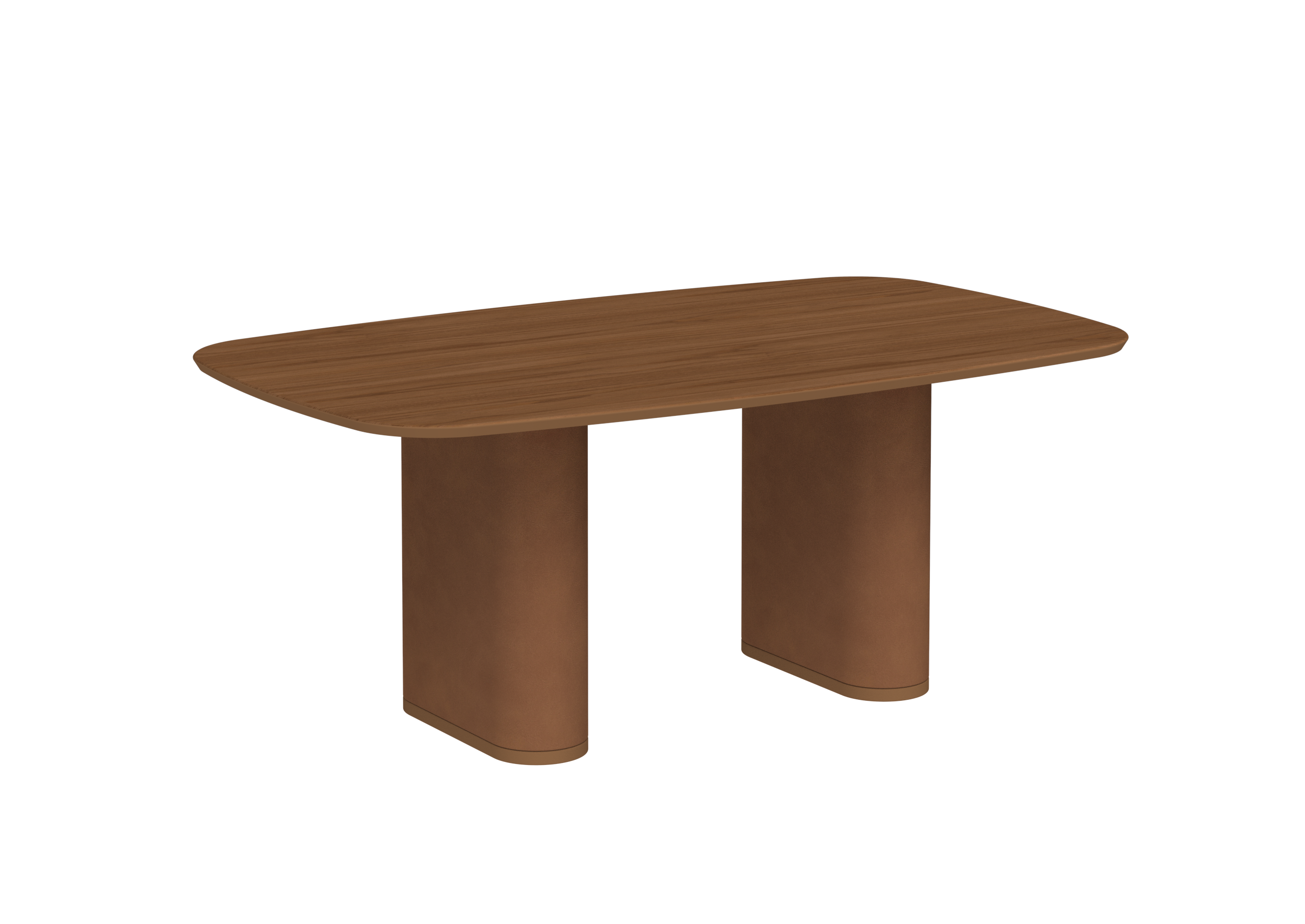 Comedor Lintz 1.8 + 6 Sillas Dakota Caramel Giratoria 2