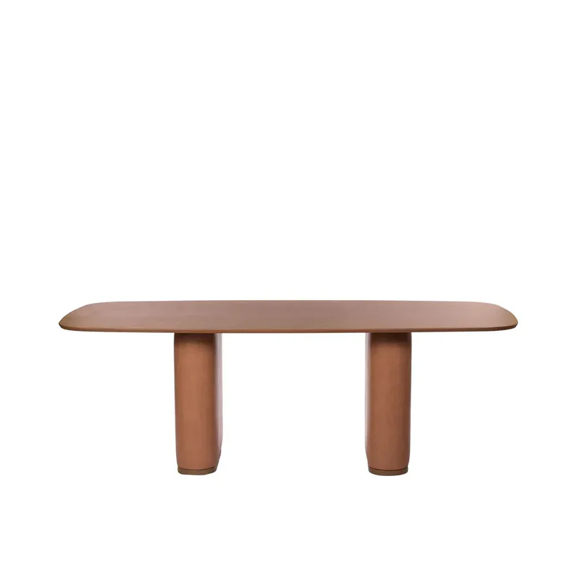 Comedor Lintz 2.2 + 8 Sillas Dakota Caramel Giratoria 3