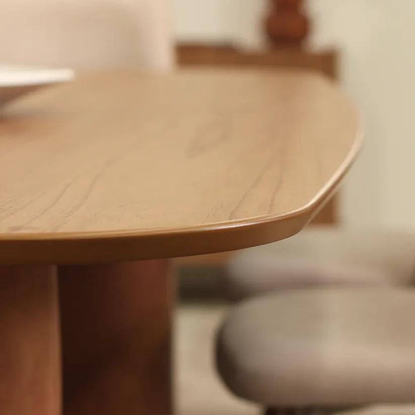 Comedor Lintz 2.2 + 8 Sillas Dakota Caramel Giratoria 2