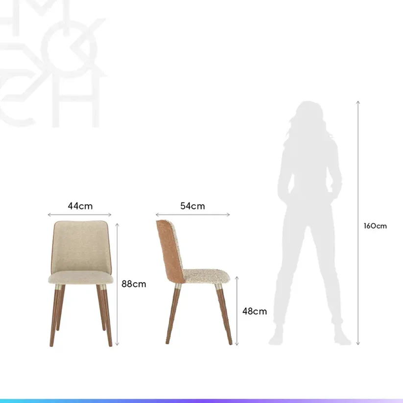 Comedor Lintz 2.2 + 8 Sillas Dakota Caramel Giratoria 7