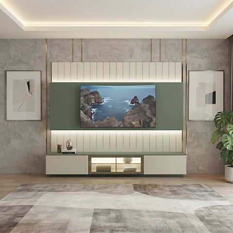 Home Soberano Led 2.3 off white/verde
