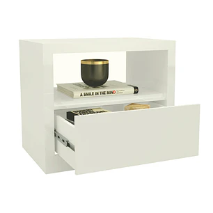 Velador Tw140 1 Cajon Off White